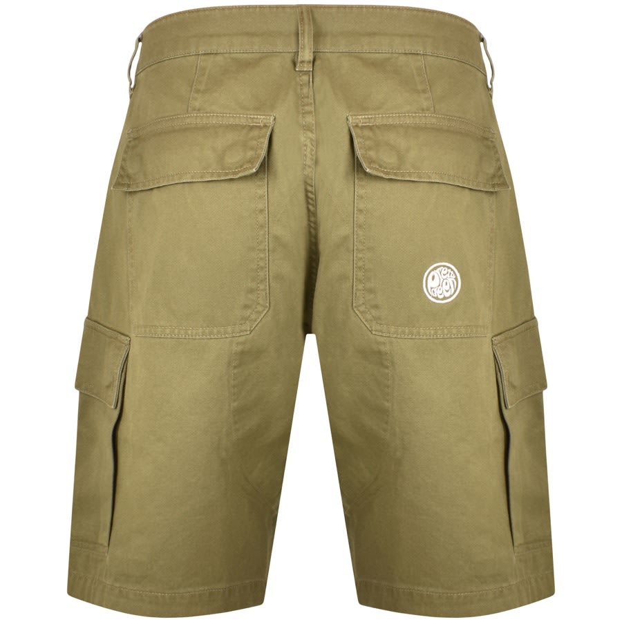 Pretty Green Combat Shorts Khaki Mainline Menswear Denmark